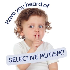 But what if your child truly is unable to speak in some situations? This is called selective mutism.